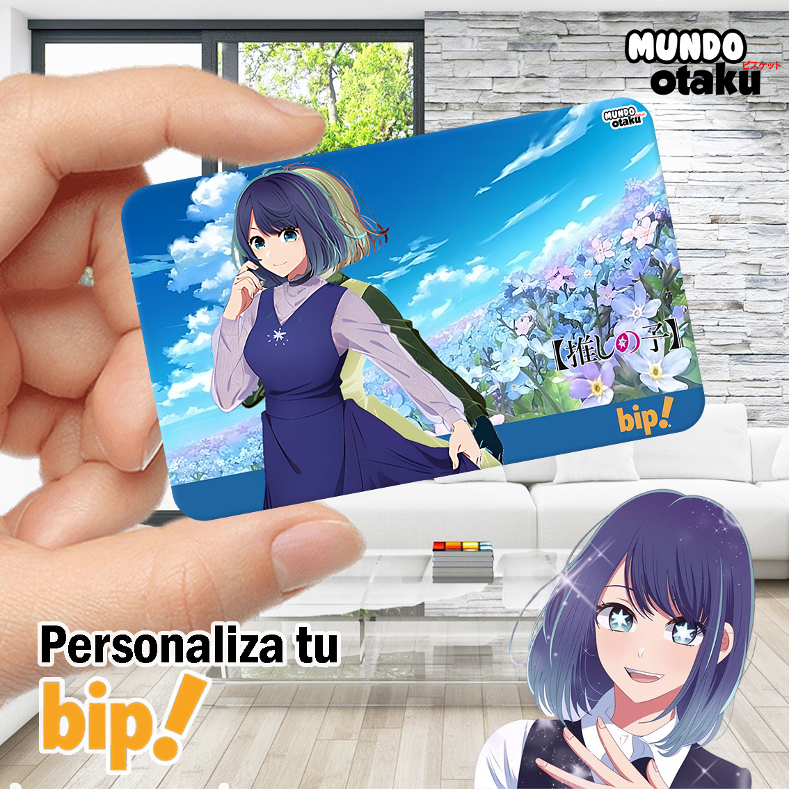 Sticker Tarjeta Bip! - Oshi no Ko