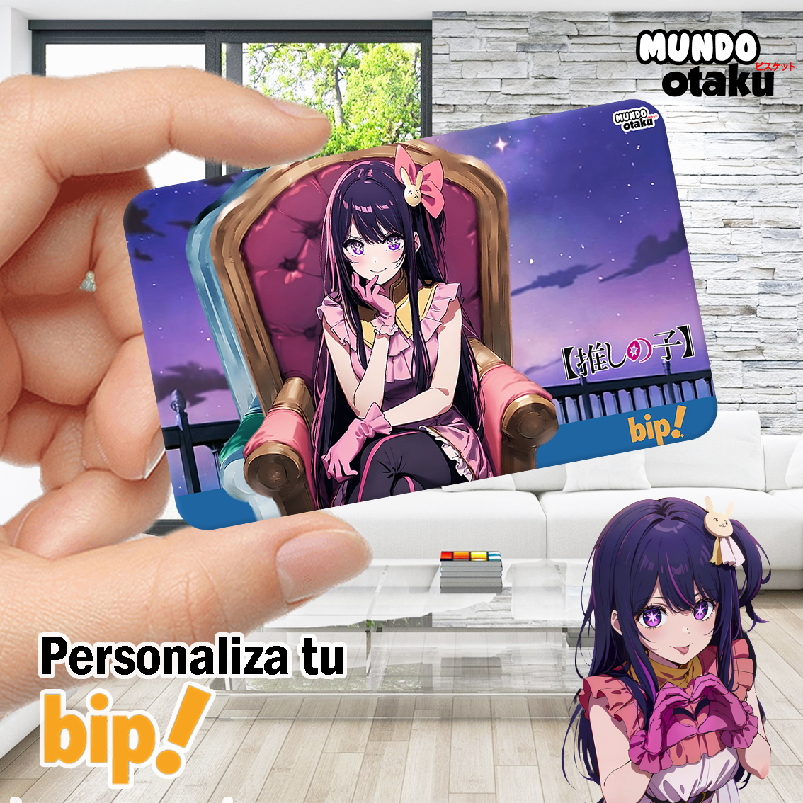 Sticker Tarjeta Bip! - Oshi no Ko