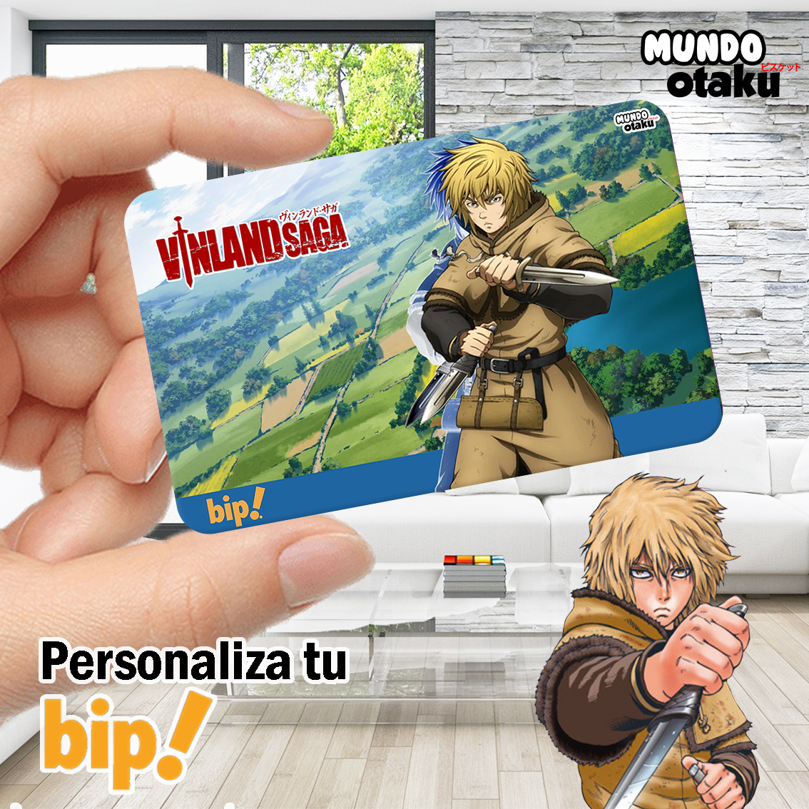 Sticker Tarjeta Bip! - Vinland Saga