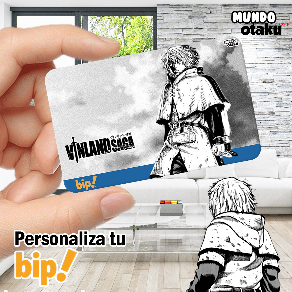 Sticker Tarjeta Bip! - Vinland Saga