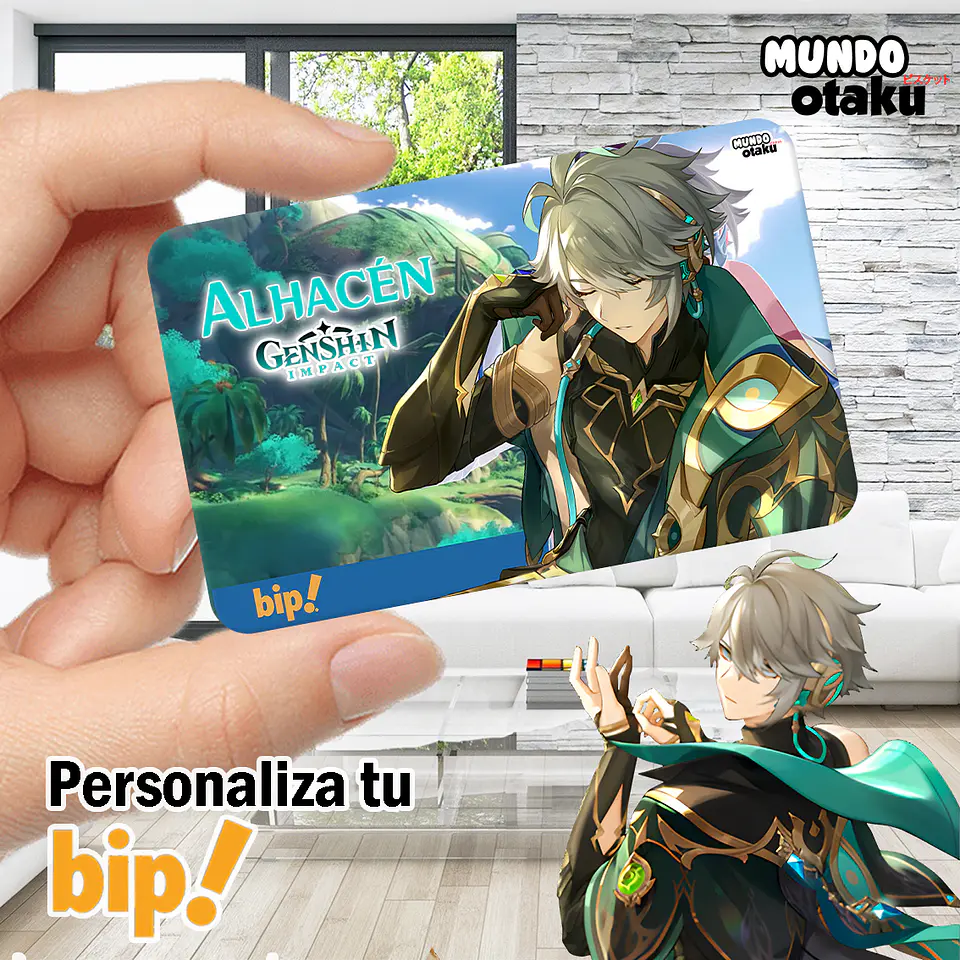 Sticker Tarjeta Bip! - Genshin Impact 1