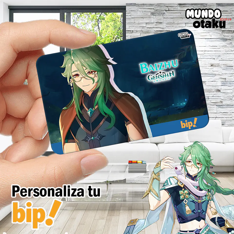 Sticker Tarjeta Bip! - Genshin Impact 1
