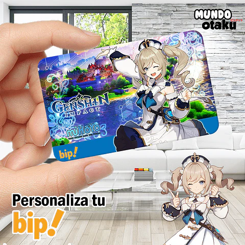 Sticker Tarjeta Bip! - Genshin Impact