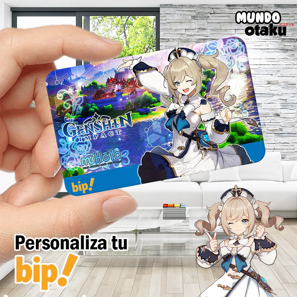 Sticker Tarjeta Bip! - Genshin Impact 1