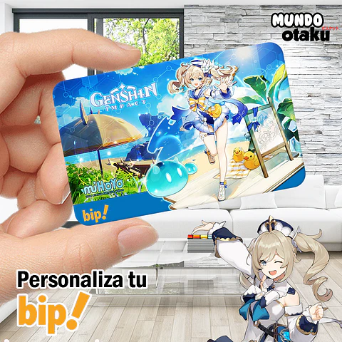 Sticker Tarjeta Bip! - Genshin Impact