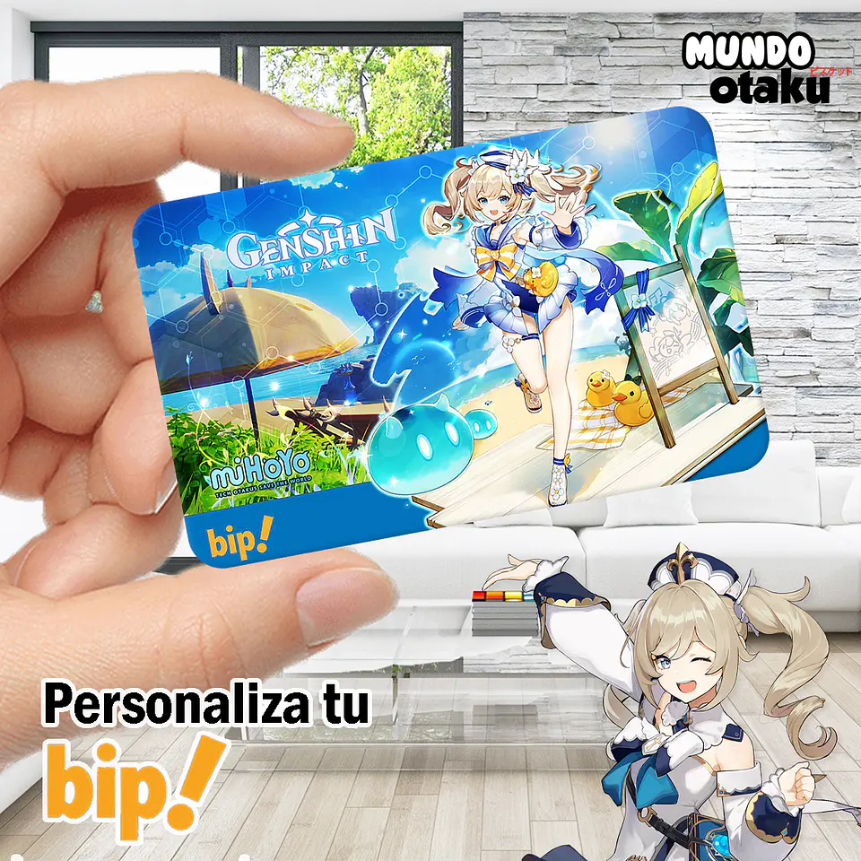Sticker Tarjeta Bip! - Genshin Impact 1