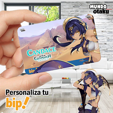 Sticker Tarjeta Bip! - Genshin Impact