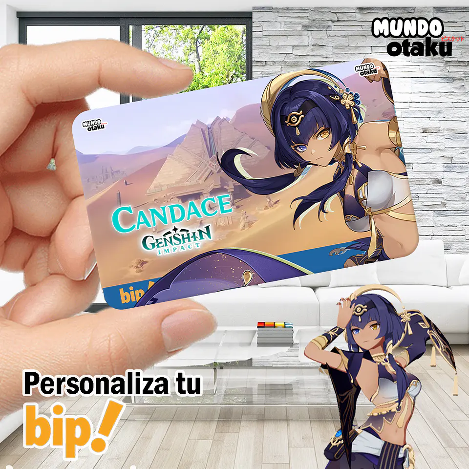Sticker Tarjeta Bip! - Genshin Impact 1