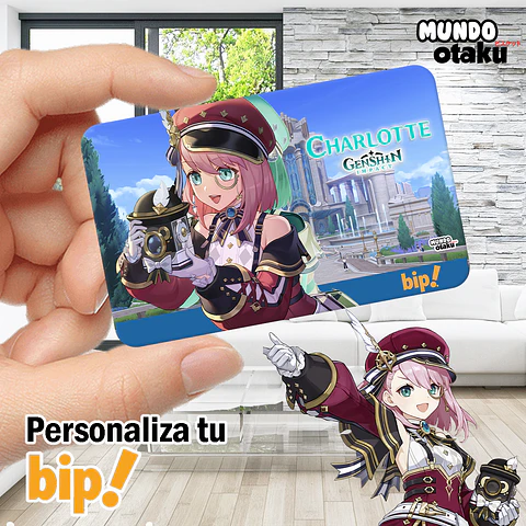 Sticker Tarjeta Bip! - Genshin Impact