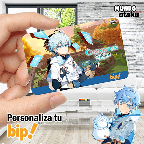 Sticker Tarjeta Bip! - Genshin Impact