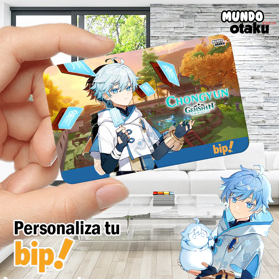 Sticker Tarjeta Bip! - Genshin Impact 1
