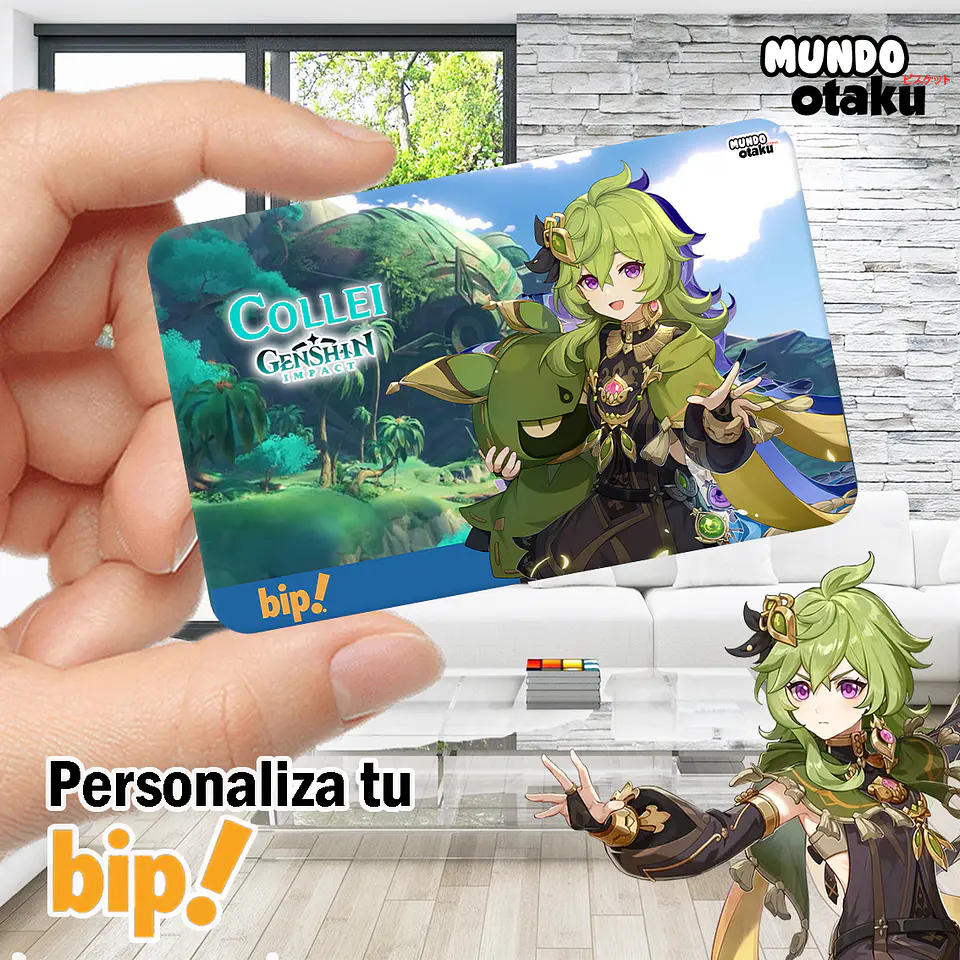Sticker Tarjeta Bip! - Genshin Impact 1
