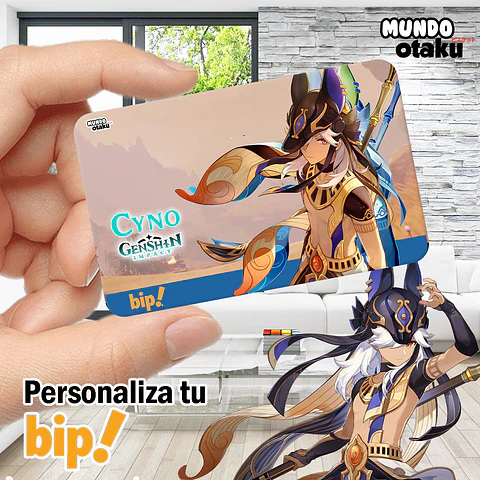 Sticker Tarjeta Bip! - Genshin Impact