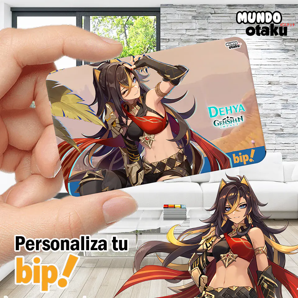 Sticker Tarjeta Bip! - Genshin Impact 1