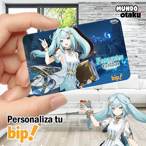 Sticker Tarjeta Bip! - Genshin Impact