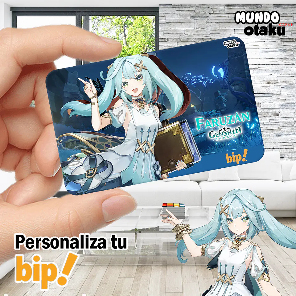 Sticker Tarjeta Bip! - Genshin Impact 1