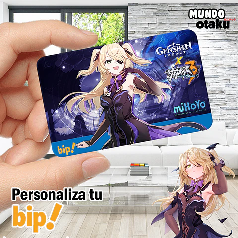 Sticker Tarjeta Bip! - Genshin Impact