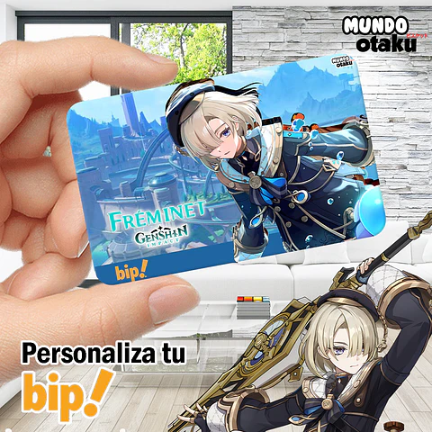 Sticker Tarjeta Bip! - Genshin Impact