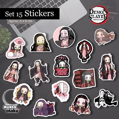 Set 15 Stickers  - Kimetsu no Yaiba