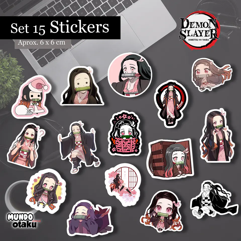 Set 15 Stickers  - Kimetsu no Yaiba 1