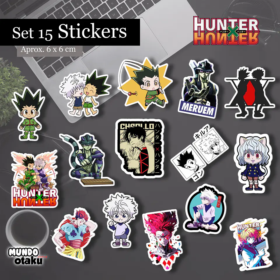 Set 15 Stickers  - Hunter x Hunter 1
