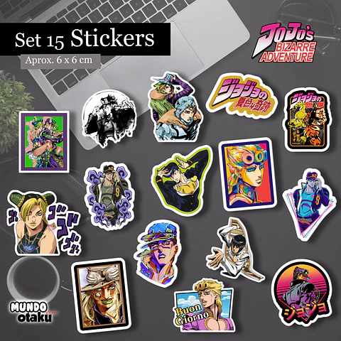 Set 15 Stickers  - JoJo's Bizarre Adventure