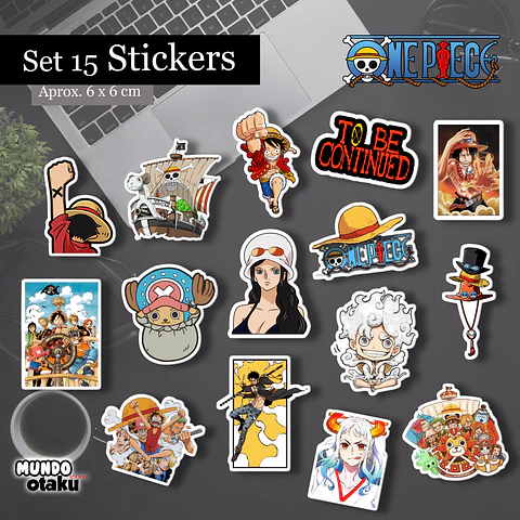 Set 15 Stickers  - One Piece