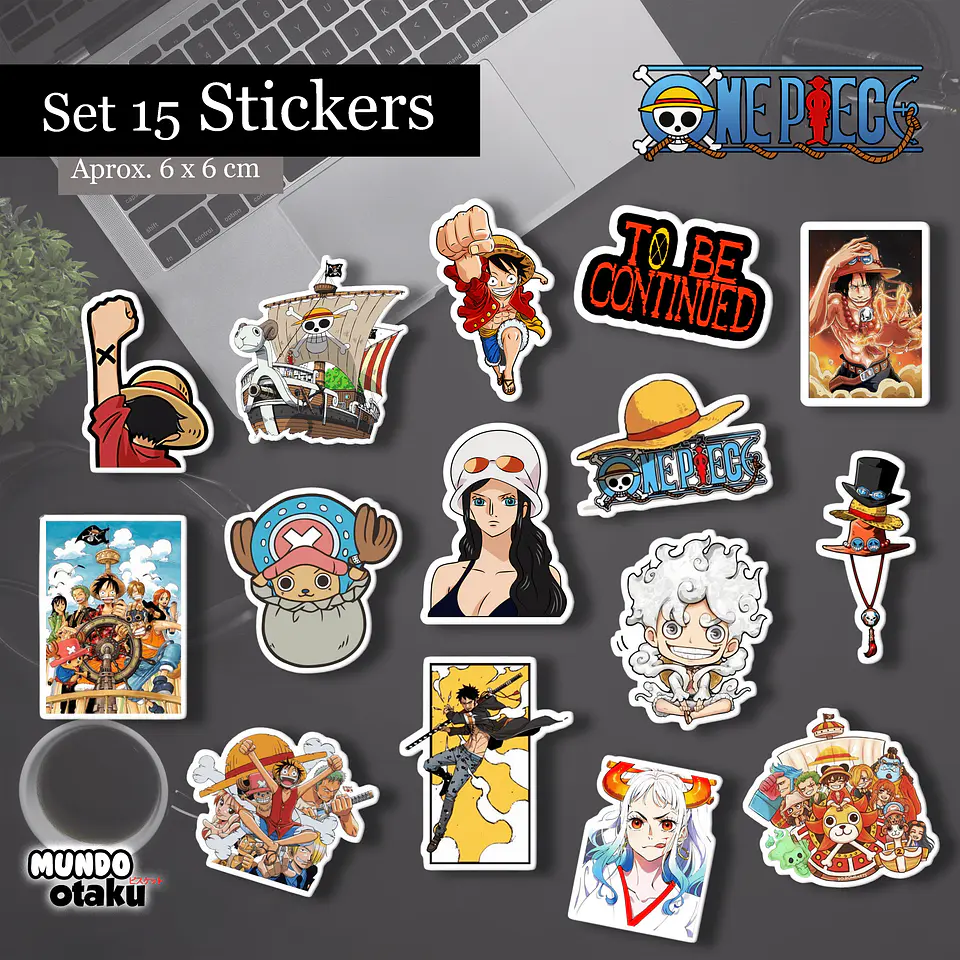 Set 15 Stickers  - One Piece 1