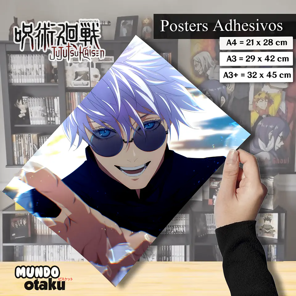 Póster Adhesivo - Jujutsu Kaisen 1