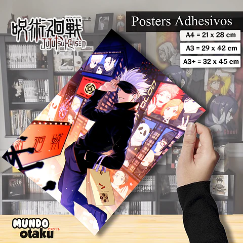 Póster Adhesivo - Jujutsu Kaisen
