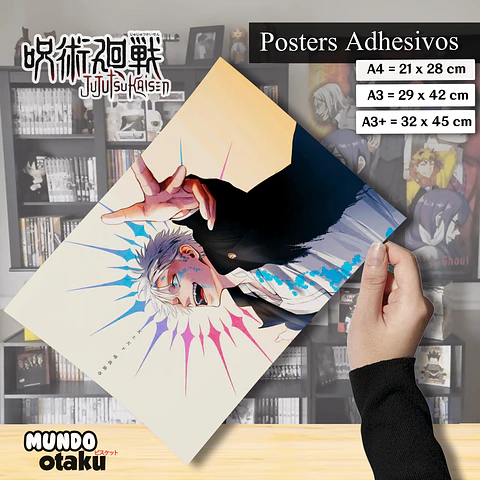 Póster Adhesivo - Jujutsu Kaisen
