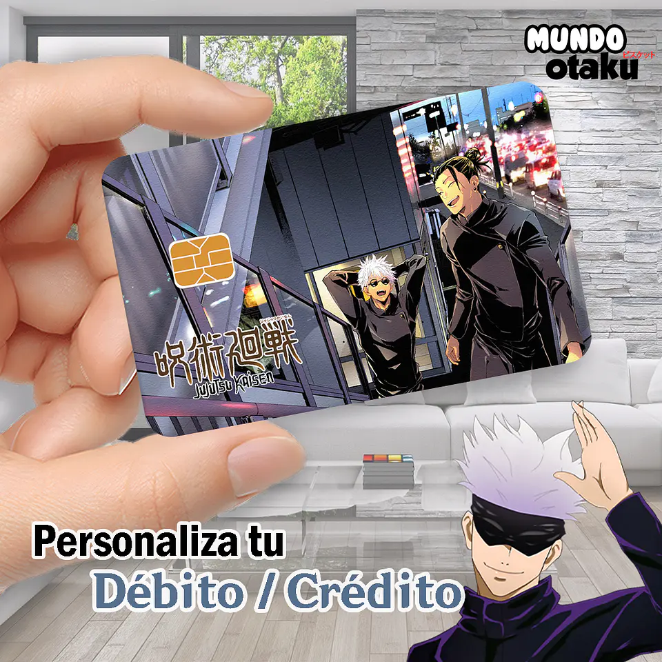 Sticker Tarjeta - Jujutsu Kaisen 1
