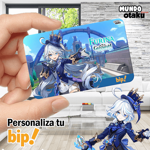 Sticker Tarjeta Bip! - Genshin Impact