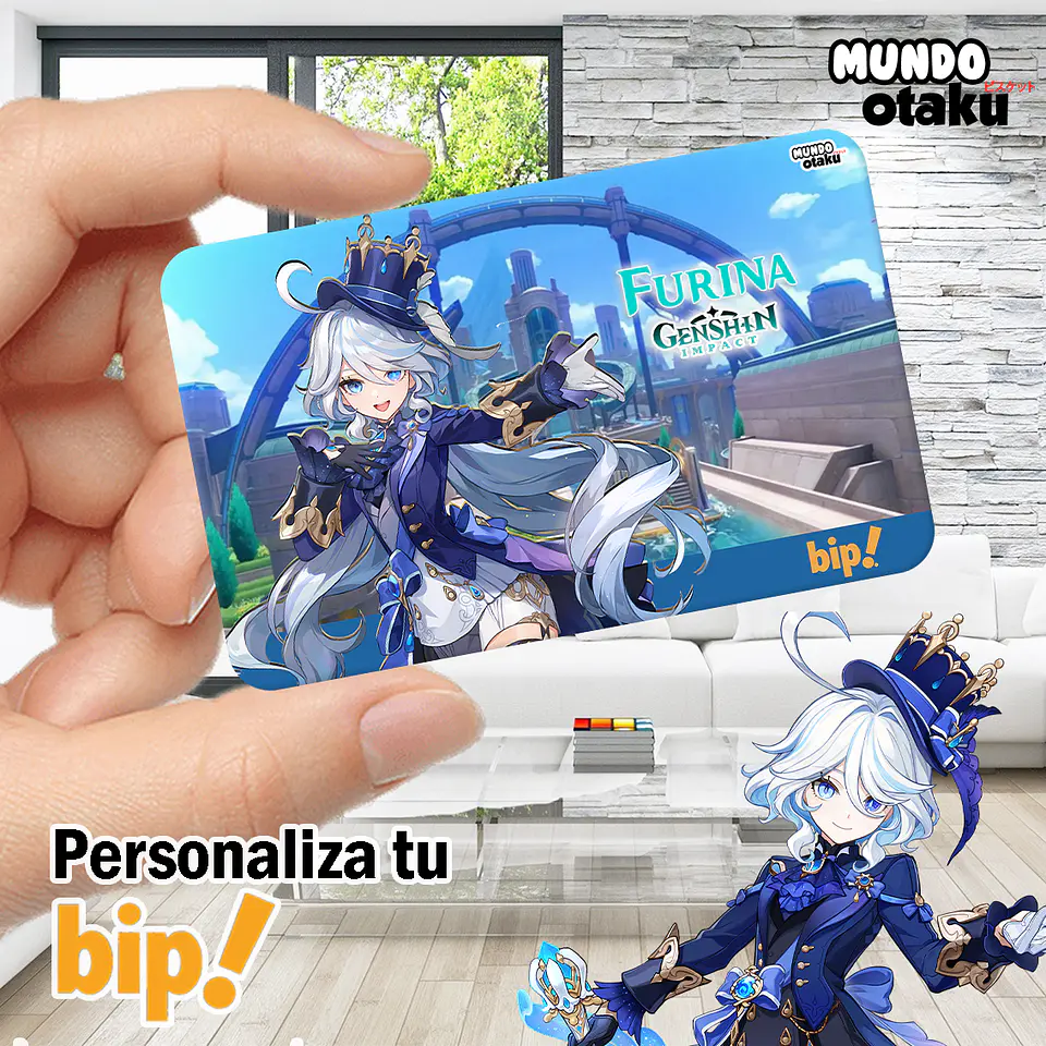 Sticker Tarjeta Bip! - Genshin Impact 1