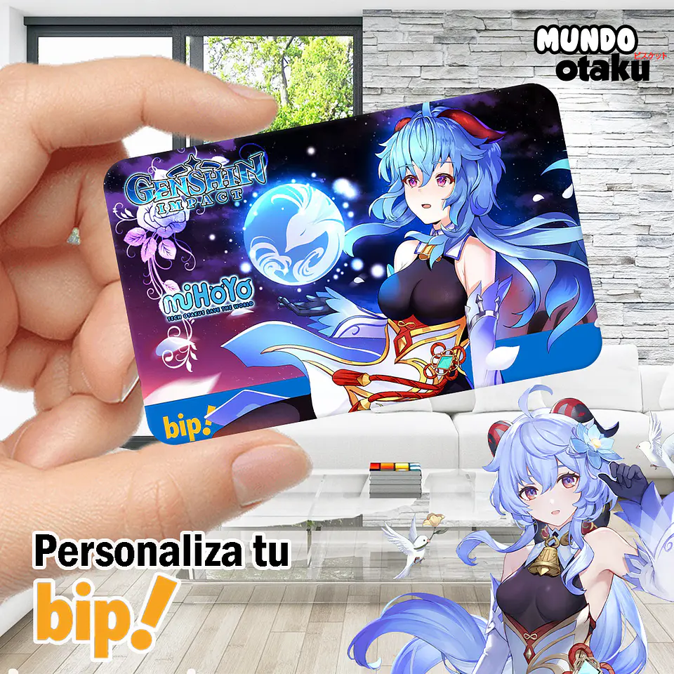 Sticker Tarjeta Bip! - Genshin Impact 1