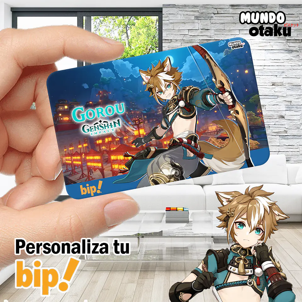 Sticker Tarjeta Bip! - Genshin Impact 1