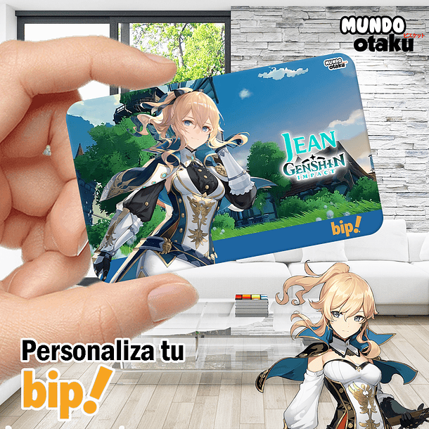 Sticker Tarjeta Bip! - Genshin Impact