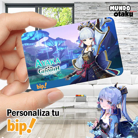 Sticker Tarjeta Bip! - Genshin Impact