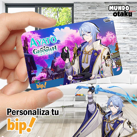 Sticker Tarjeta Bip! - Genshin Impact