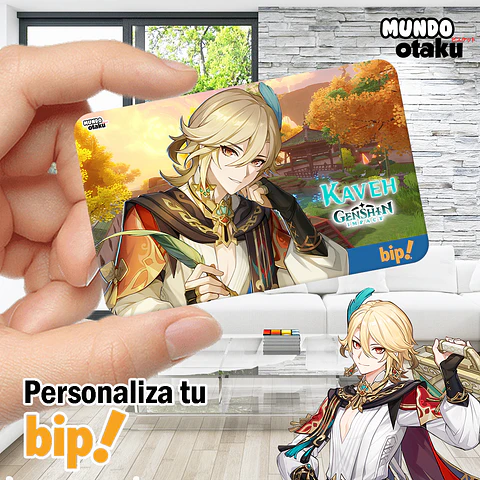 Sticker Tarjeta Bip! - Genshin Impact
