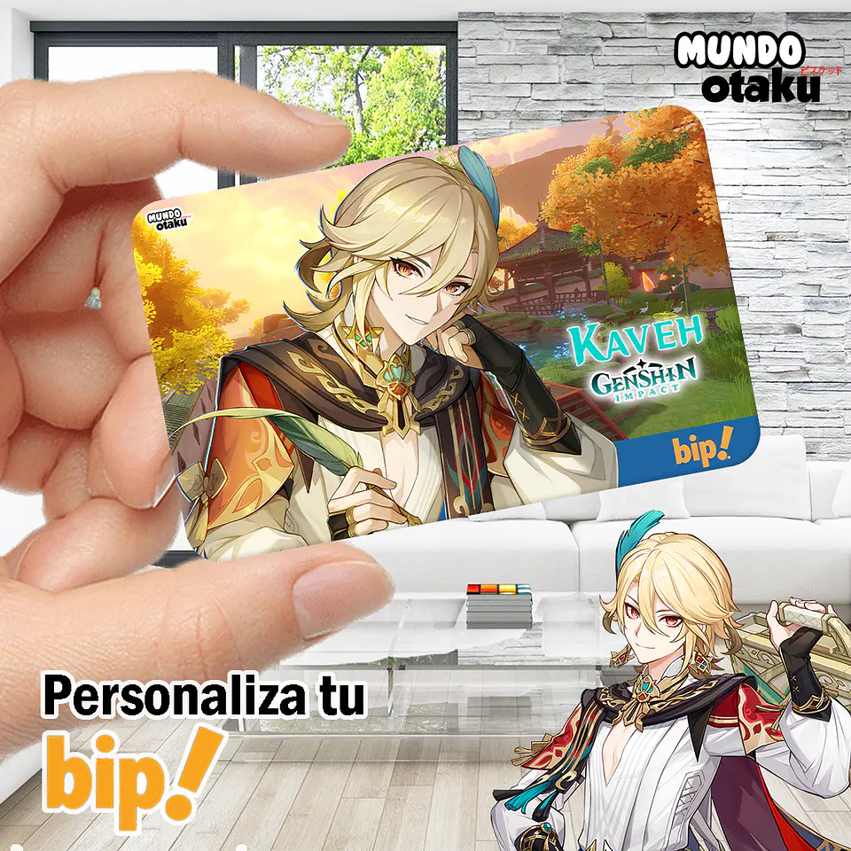 Sticker Tarjeta Bip! - Genshin Impact 1