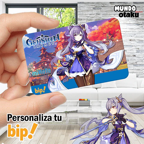 Sticker Tarjeta Bip! - Genshin Impact