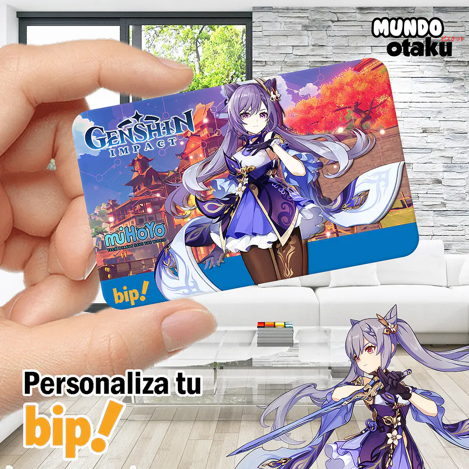 Sticker Tarjeta Bip! - Genshin Impact 1