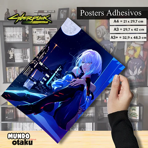 Póster Adhesivo - Cyberpunk: Edgerunners