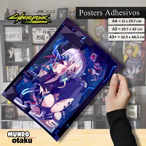 Póster Adhesivo - Cyberpunk: Edgerunners