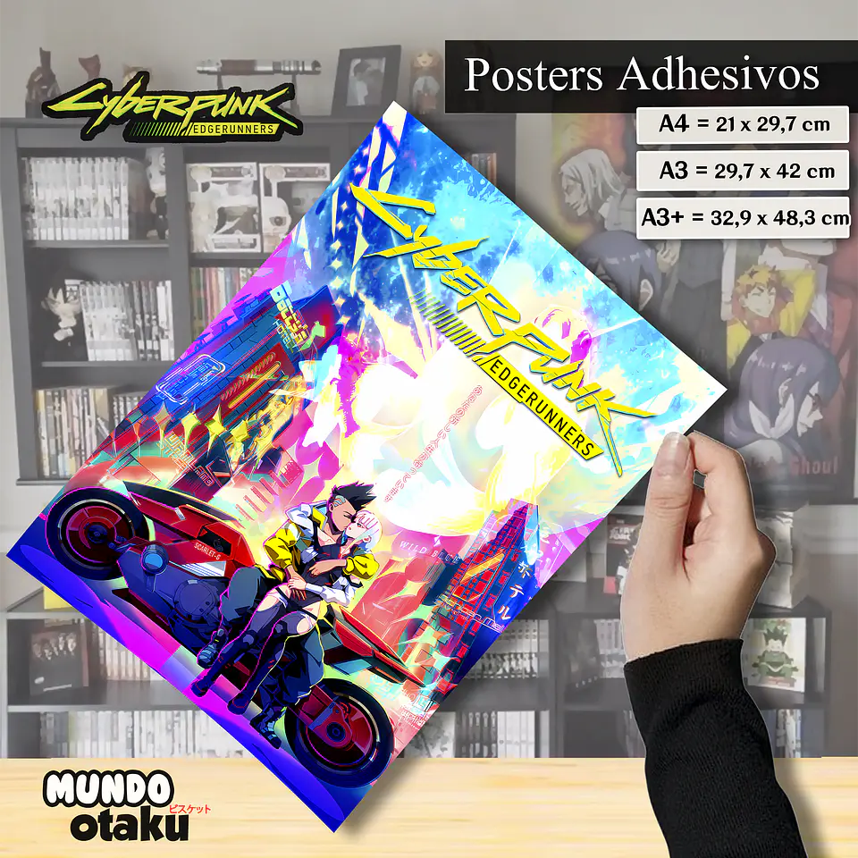 Póster Adhesivo - Cyberpunk: Edgerunners 1