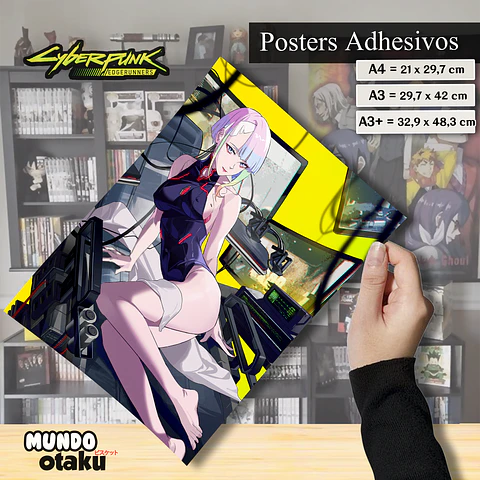 Póster Adhesivo - Cyberpunk: Edgerunners