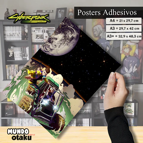 Póster Adhesivo - Cyberpunk: Edgerunners
