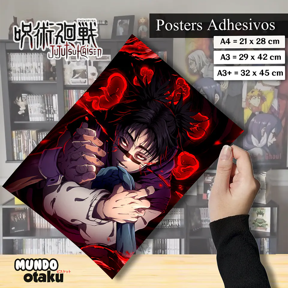 Póster Adhesivo - Jujutsu Kaisen 1