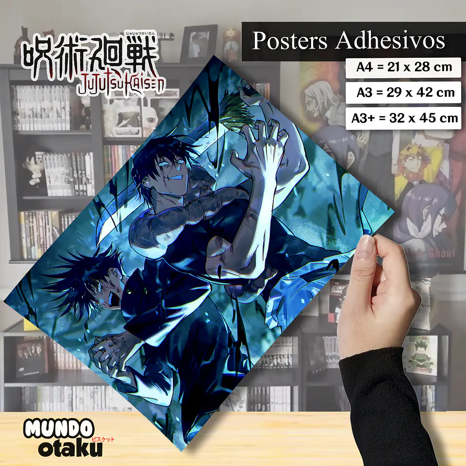 Póster Adhesivo - Jujutsu Kaisen 1